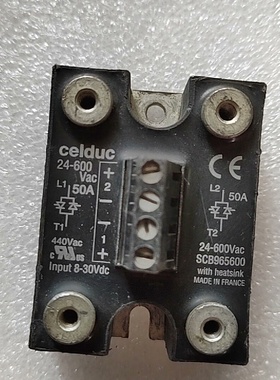赛德固态继电器SCB965600，24一600Vac，50A-议价