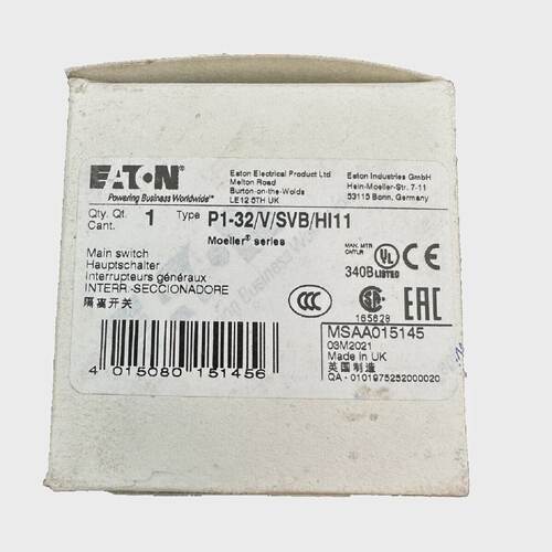 1pc X Eaton P132VSvb  HI11 Hand Switch