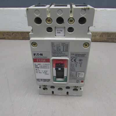 EATONEGE3090FFGE125ECIRCUITBREAKER3P90A480V25KA优惠
