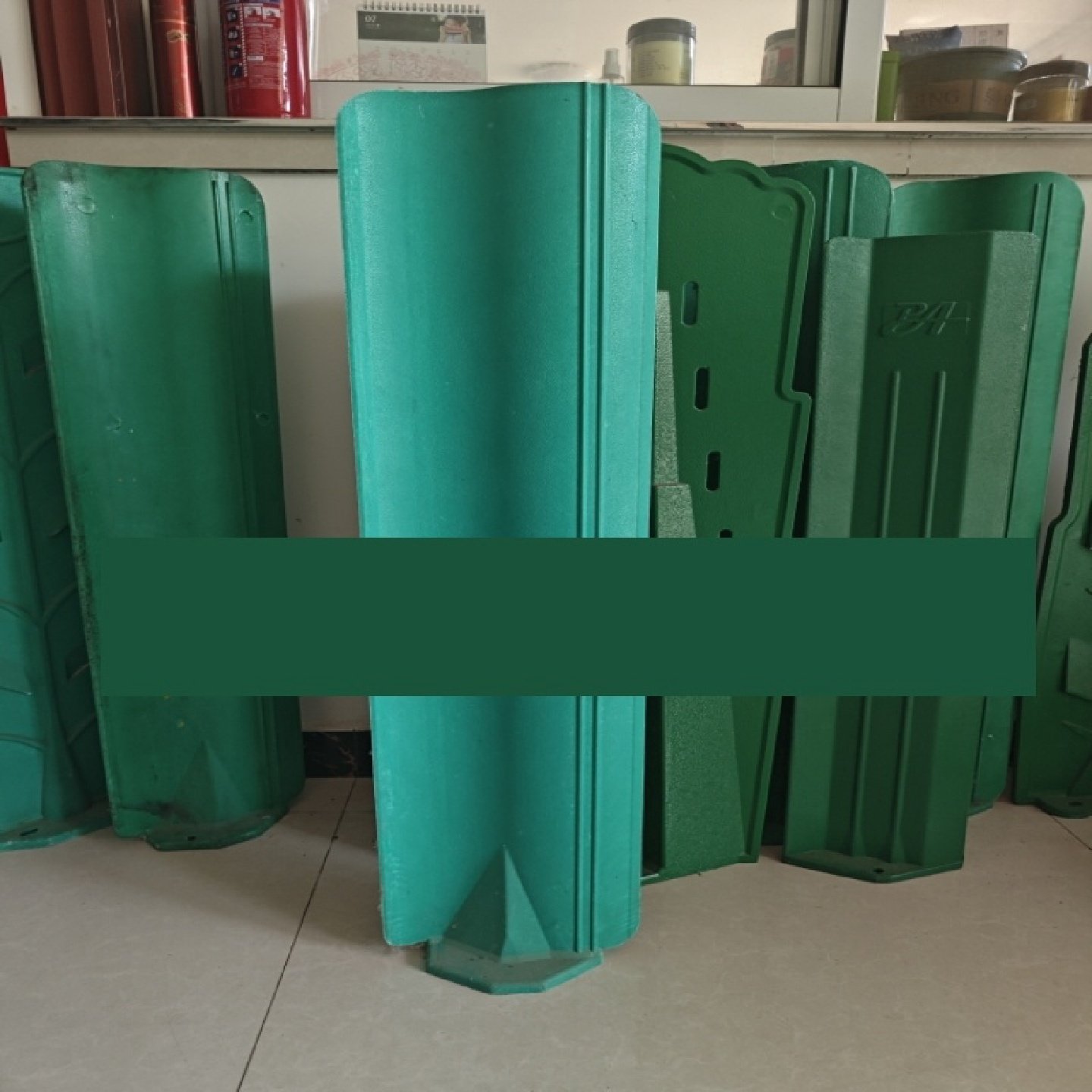 高速公路玻璃钢防眩板反S型防炫板SMC树叶型炫目挡光板防眩板厂家