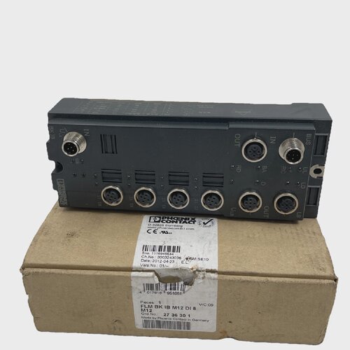 PHOENIX CONTACT FLM BK IB M12 DI 8 M12 2736301 CONTACT MODUL