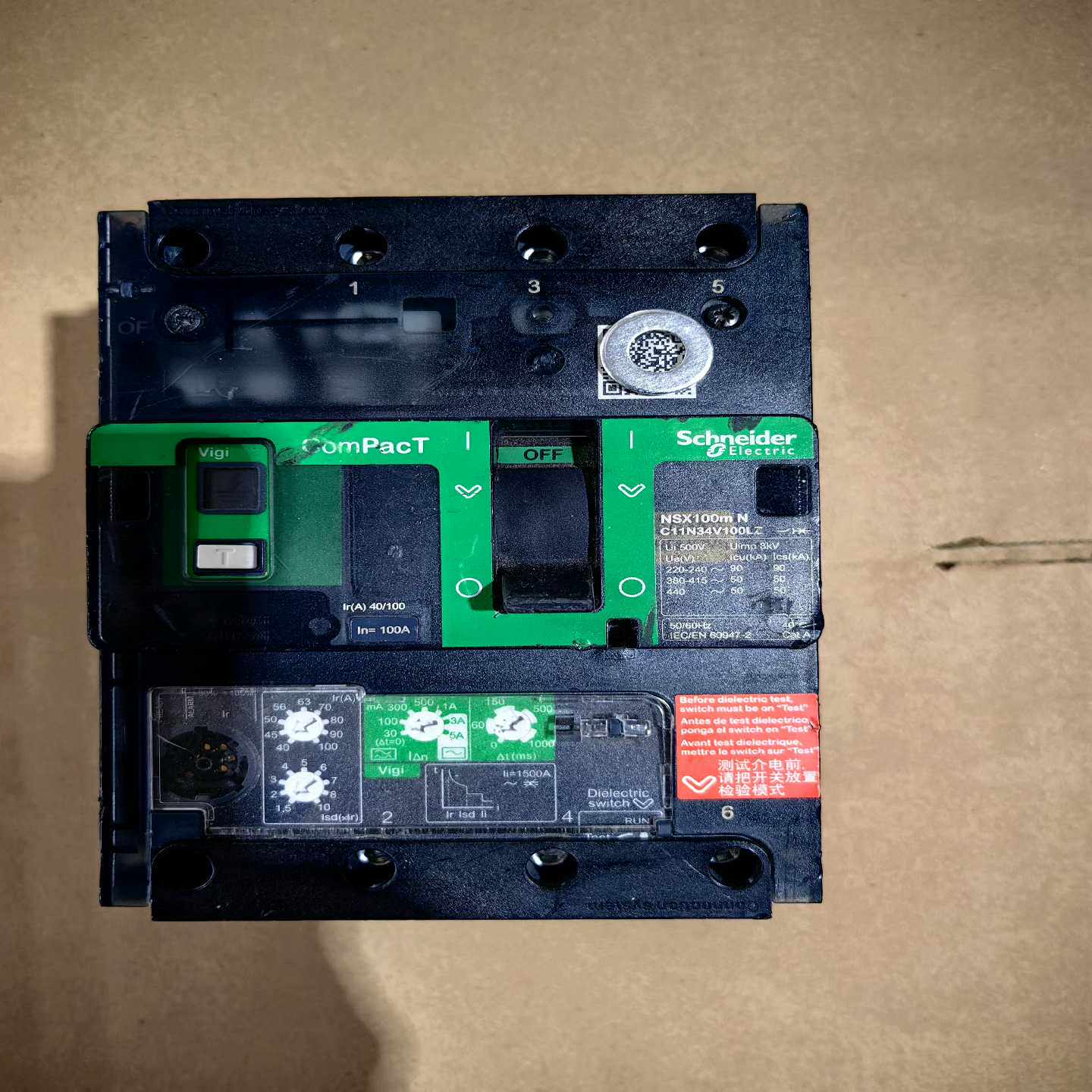 塑壳漏电断路器NSX100mN MIC4.1 100~询价