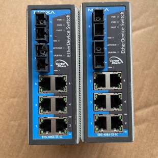 摩莎6口工业交换机型号EDS408ASSSC正常 议价商品