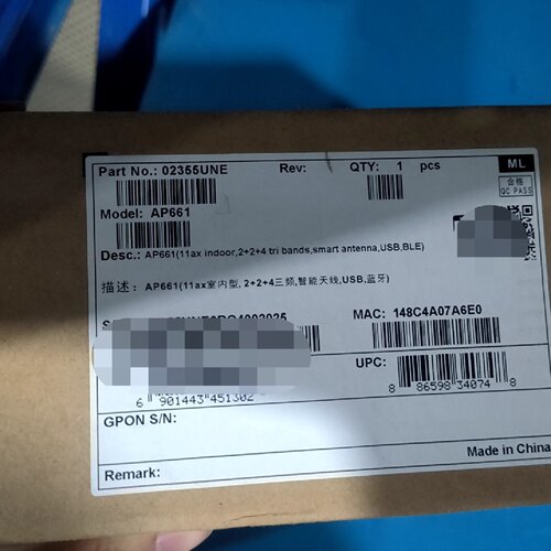 华为AP661 AX6600三频放装AP，11ax室内型，2-议价
