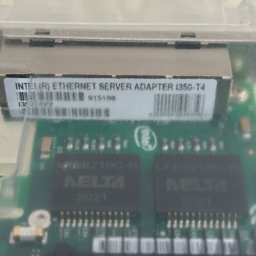 询价-原厂INTELI350T4四口千兆网卡ESXI软路由
