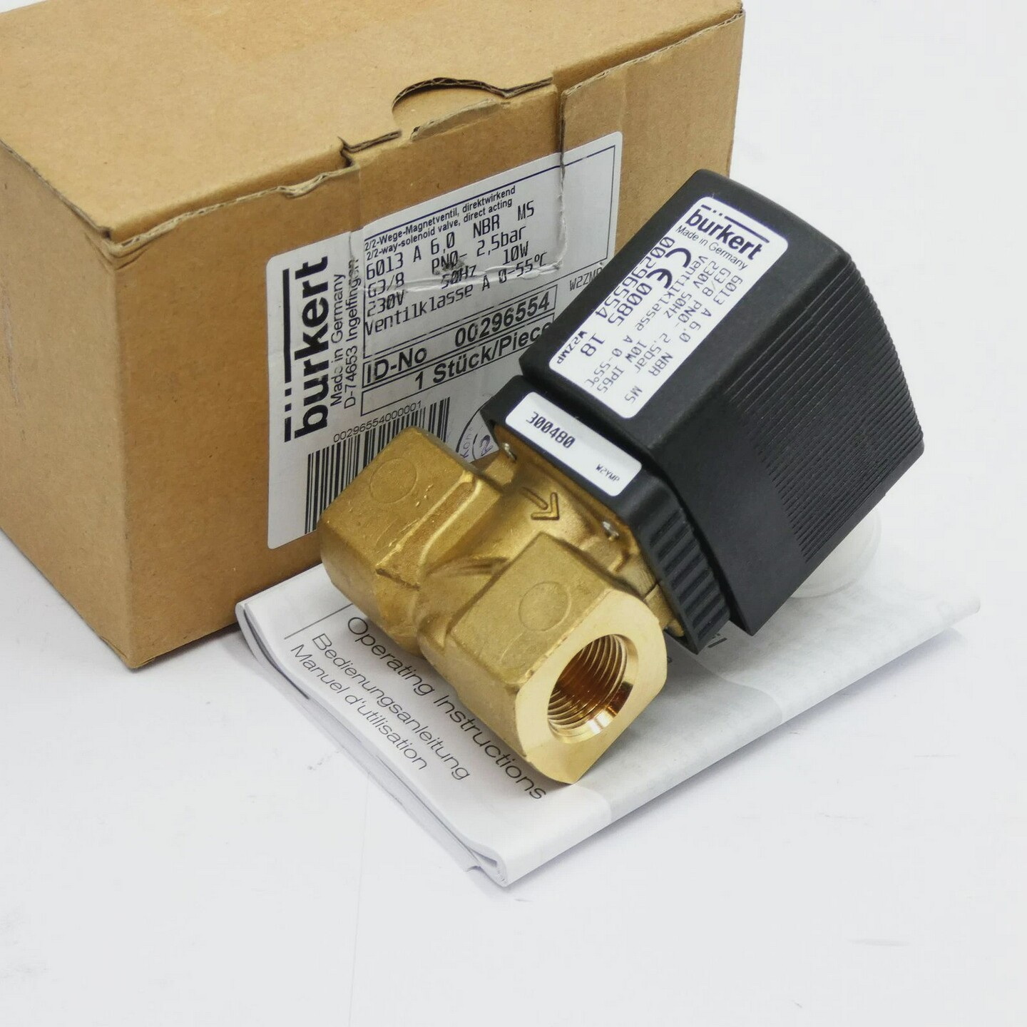 Brckert6013A6.0NBRMSG3/8PN0-2,5bar00296554Magnetve