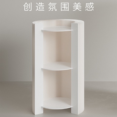 置物架多层多用途架卧室床头多用厨房用具收纳架移动折叠落地书架