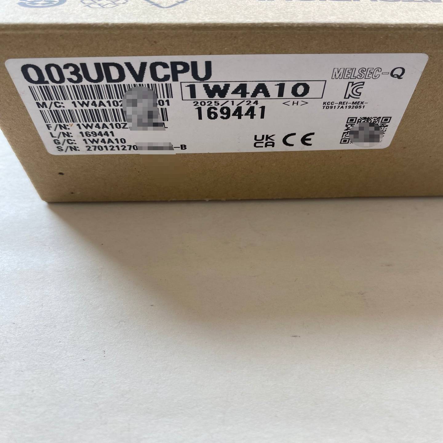 三菱模块，型号Q03UDVCPU，全新原装正品未开封，序列号--议价商