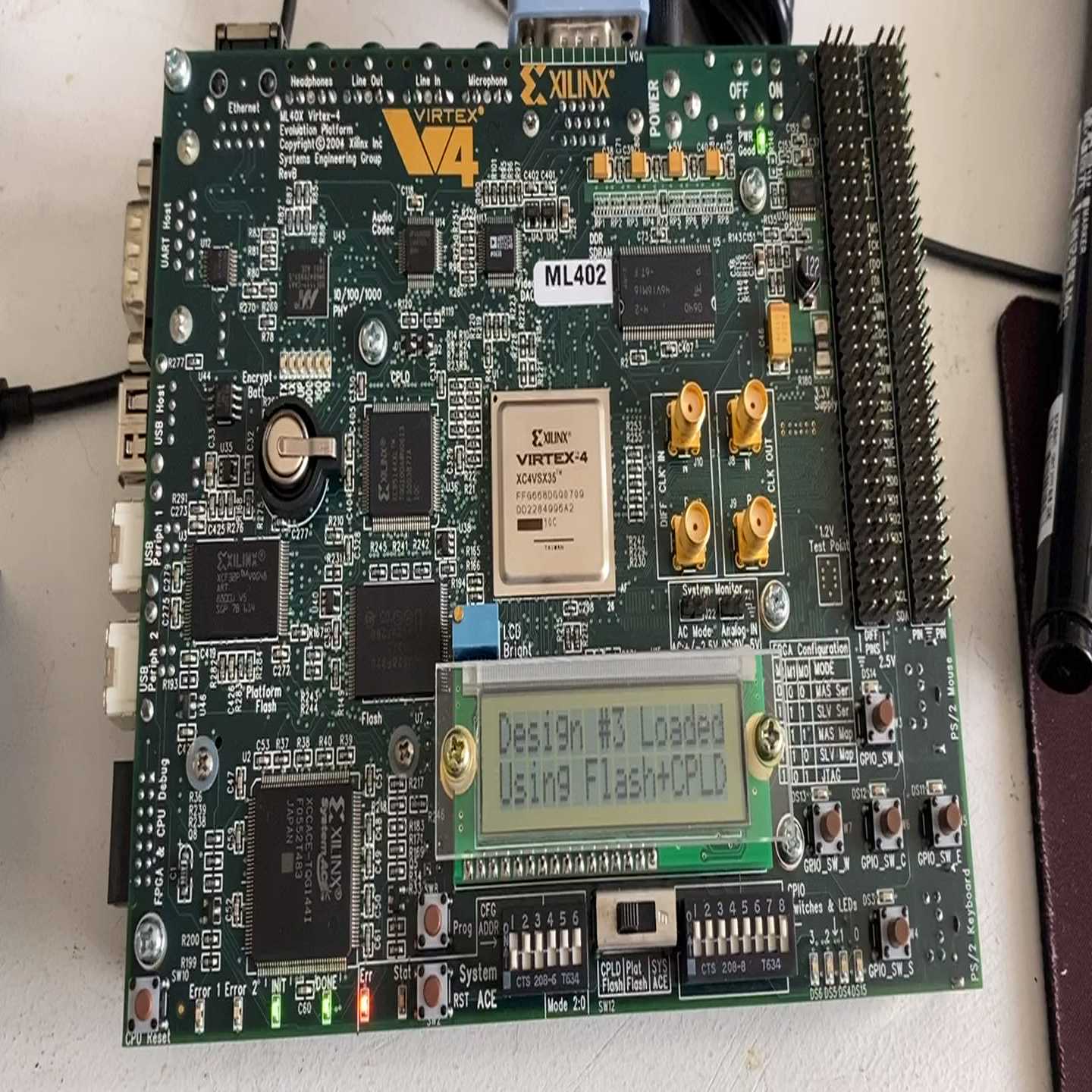 ML402 fpga开发板，99新，CF卡静电袋未拆开，vi【鑫鑫商铺】