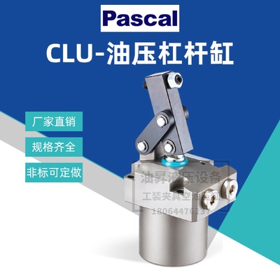 帕斯卡PASCAL工装夹具油缸CLU02/04/06/10/16-L/F/R杠杆缸夹紧缸
