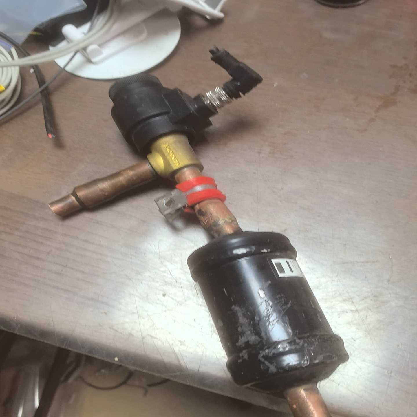 艾默生电子膨胀阀dx3-008阀体带线圈，过滤器-议价