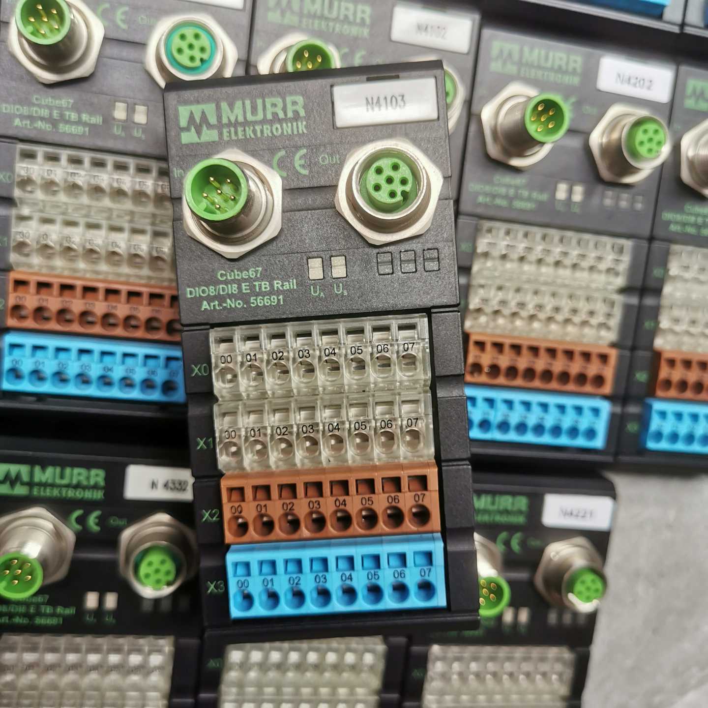 德国murr穆尔56691总线模块cube67DIO8/D