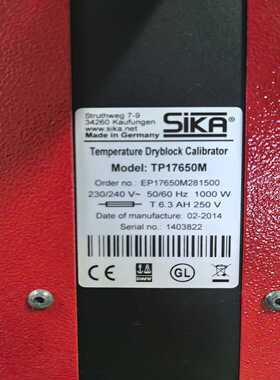 询价SIKATP17650M温度校准工具全新议价