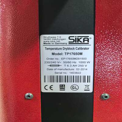 询价SIKATP17650M温度校准工具全新议价