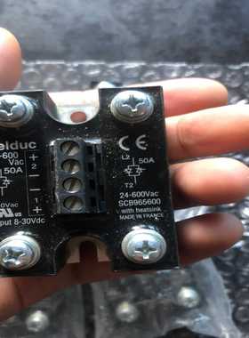 议价法国赛德固态继电器，SCB965600，直流控制交流50A.