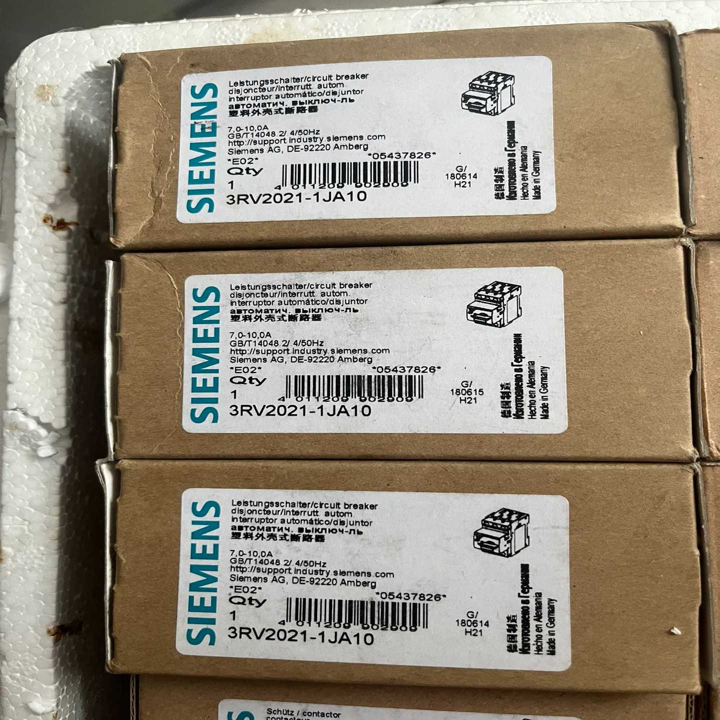 断路器3RV2021-1JA107-1询价