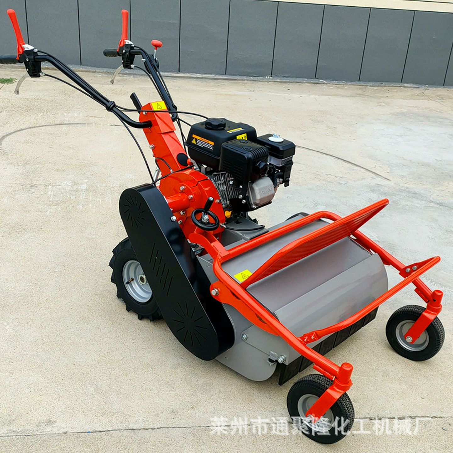 轮式手推打草机手扶式除草机农业果园除草割草机小型打草机