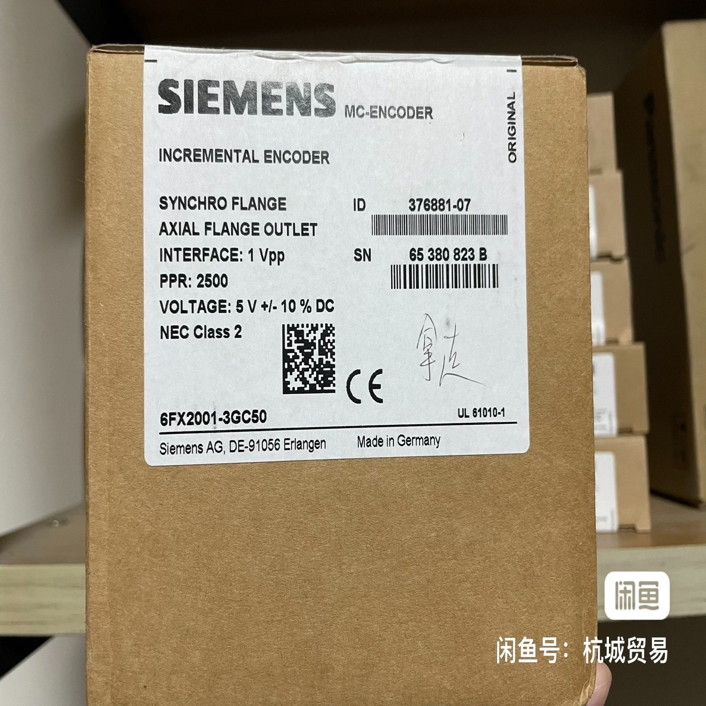 询价6FX2001-3GC50 西门子全新编码器，实单的来，询价议价