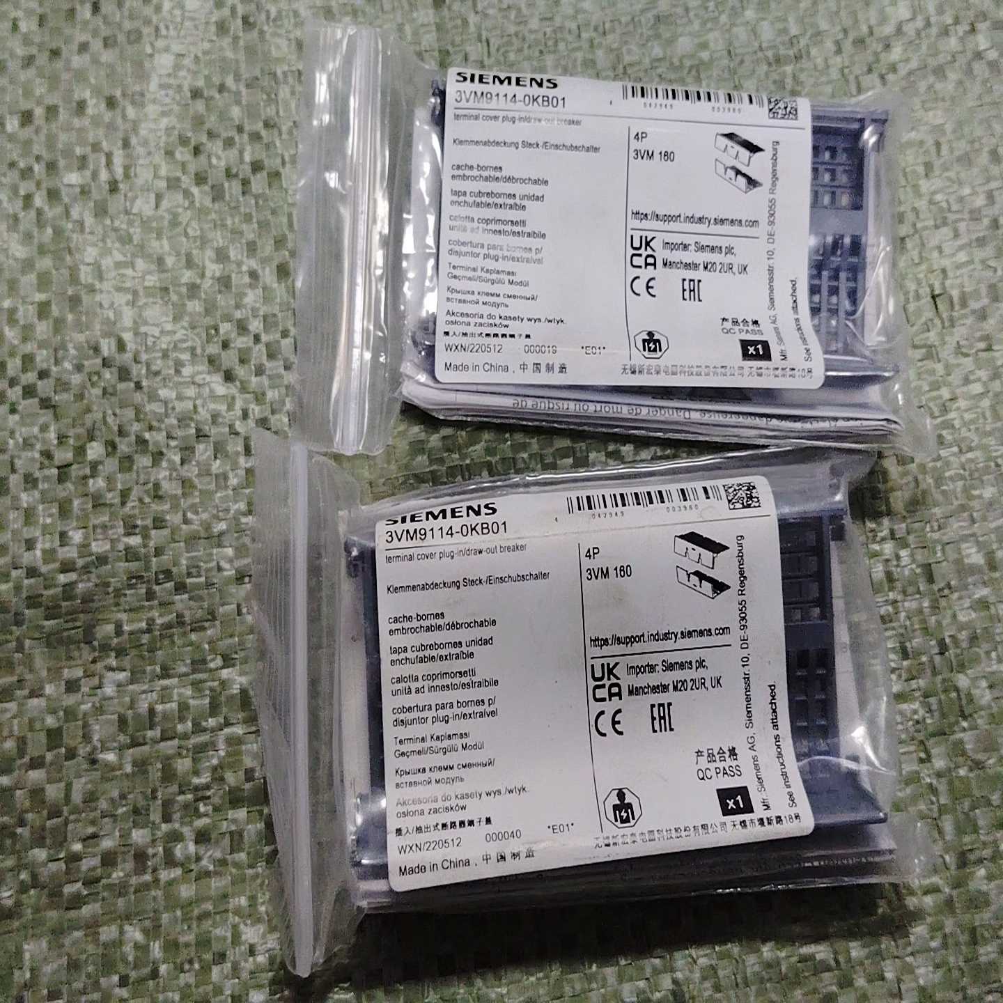 询价SIEMENS西门子3VM9114-0KB01附件辅助