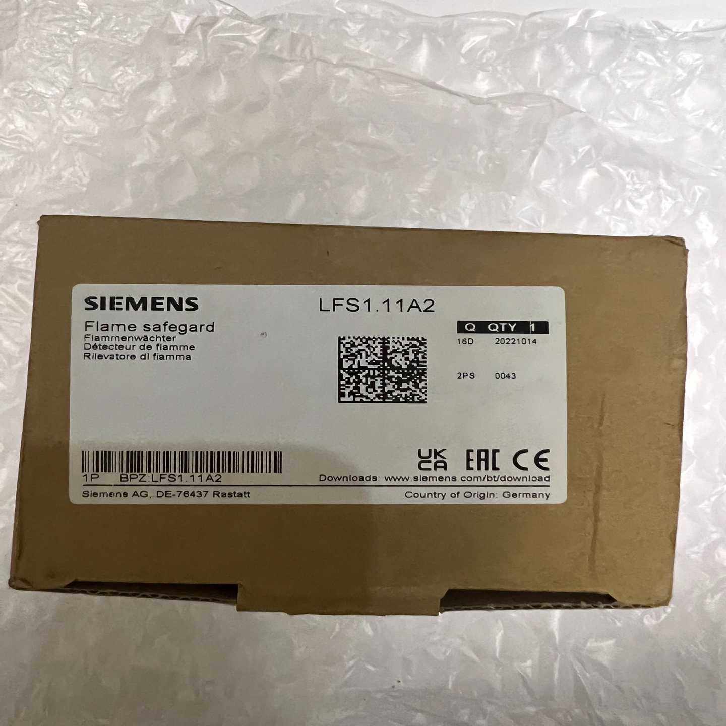 西门子控制器LFS1.11A2燃烧机火焰放大器--议价商品