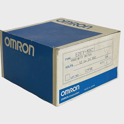 NEW OMRON E2EYX8C1  E2EYX8C1 PROXIMITY SWITCH 1224Vdc 2M CAB
