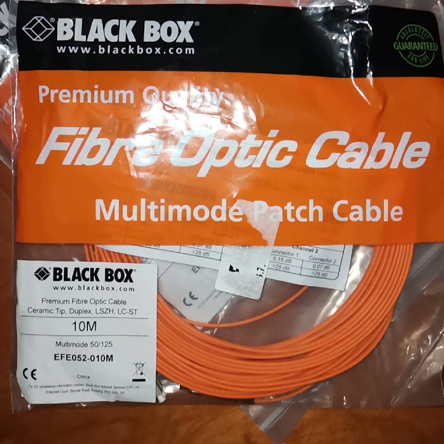 【询价】BLACK BOX 光纤，EFE052-010M，