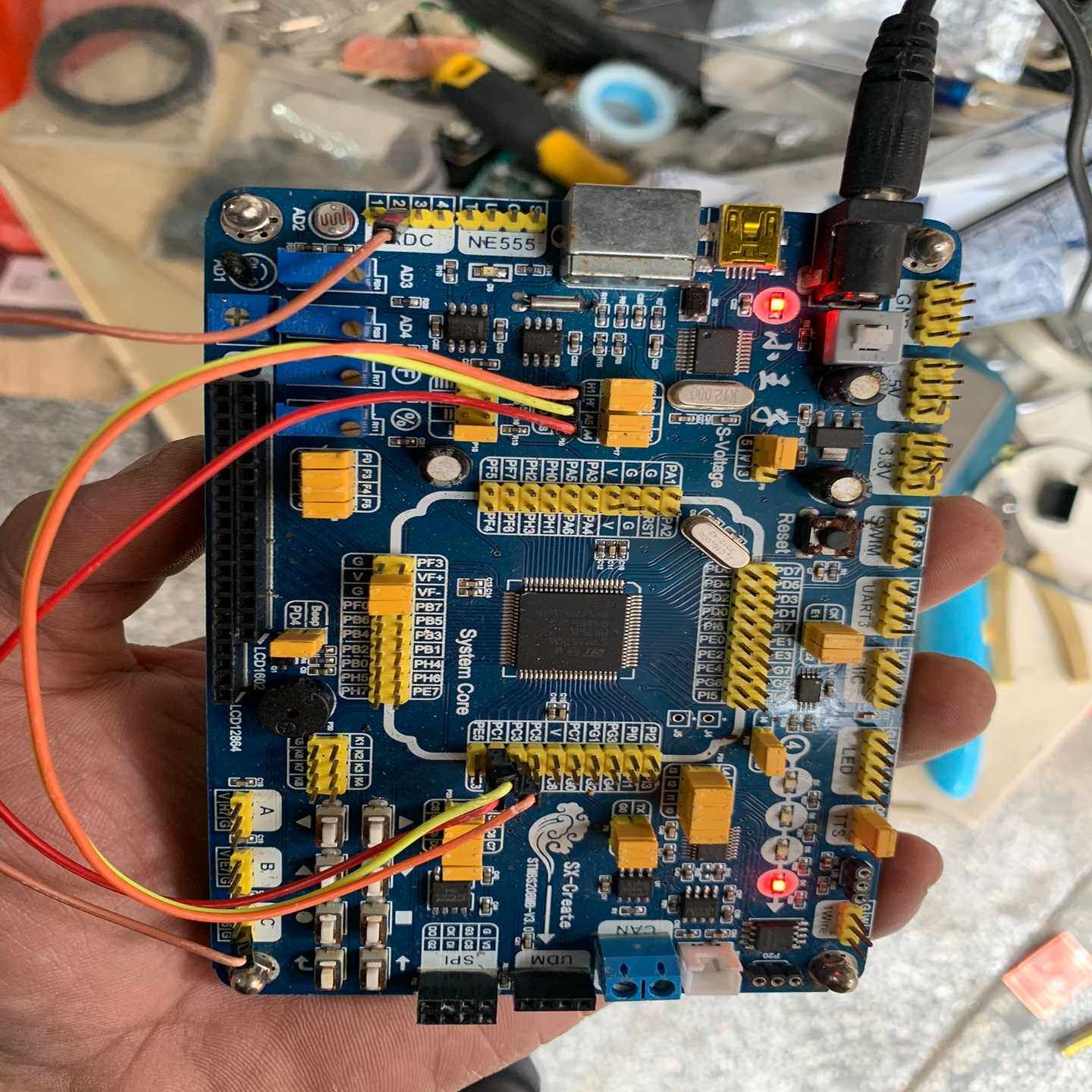 （议价）小王子STM8开发板/STM8S208MB一张