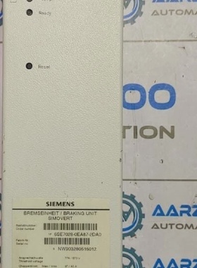 SIEMENS BRAKING UNIT SIMOVERT 6SE70280EA872DA0