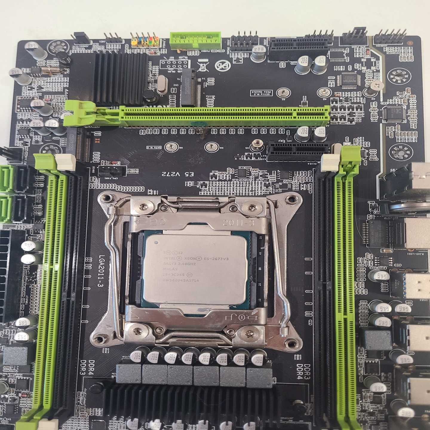 （议价）自己折腾玩的e52673v3x99主板，支持ddr3