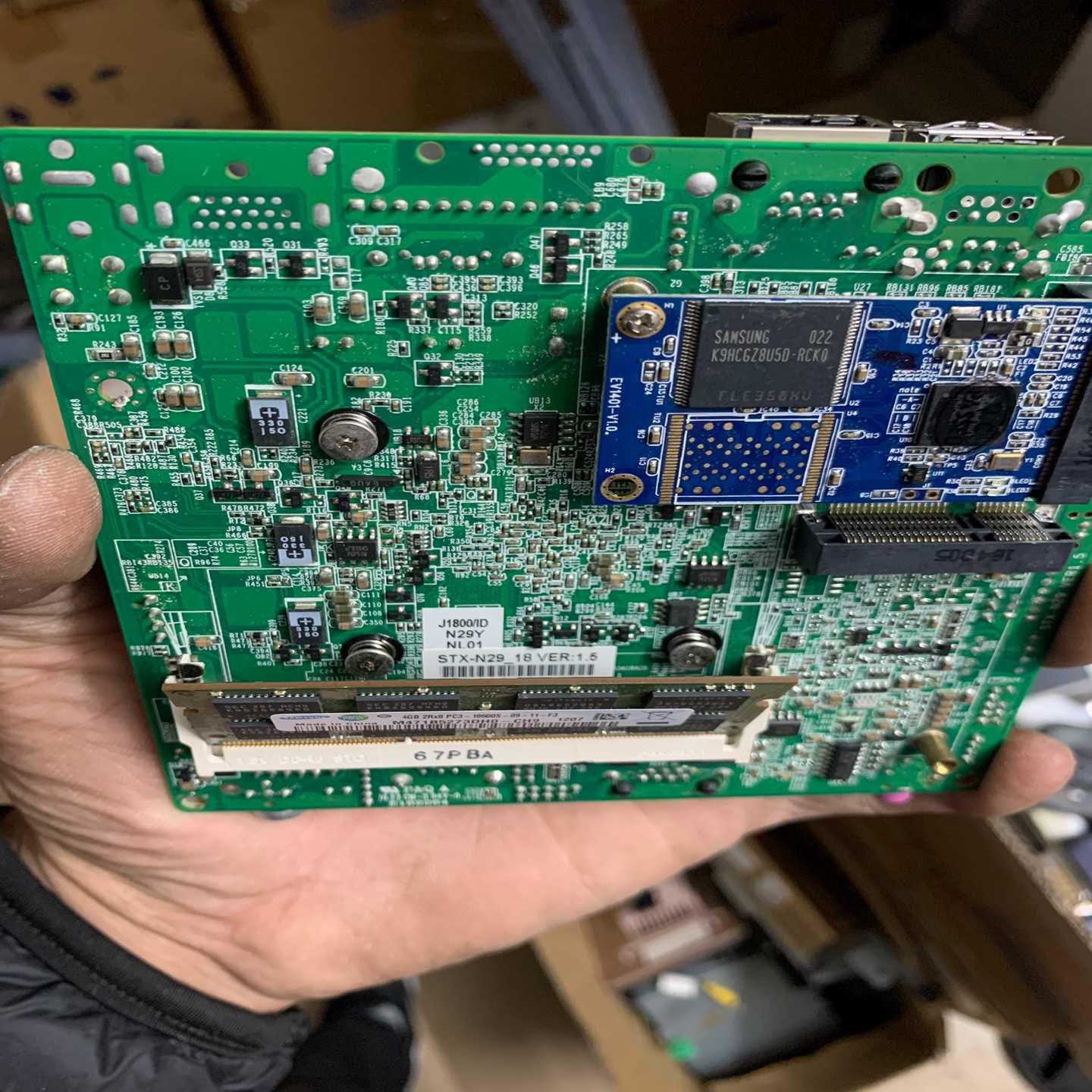 （议价）J1800电脑主板STX-N29研域工控主板一张主板