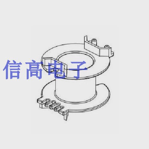 RM10变压器磁芯骨架无针骨架