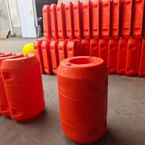 水上管道浮筒工厂直营热销河道塑料浮体浮力大耐腐蚀值得拥有