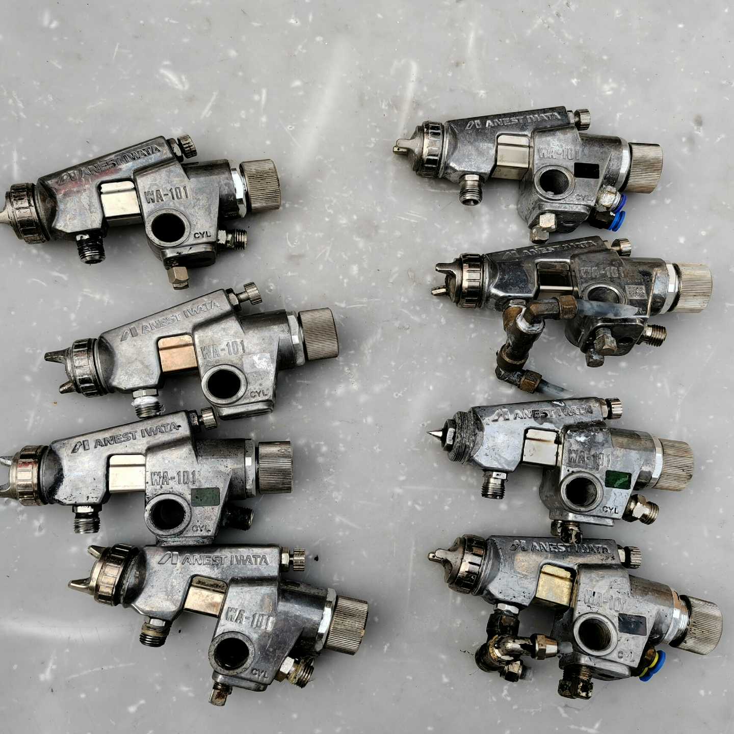 议价原装日本岩田WA-101涂料喷枪，拆机物品，便宜处理，打包8现