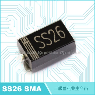 60V厂家直销现货DO SMD贴片肖特基二极管SS26SR260SMA2A 214AC