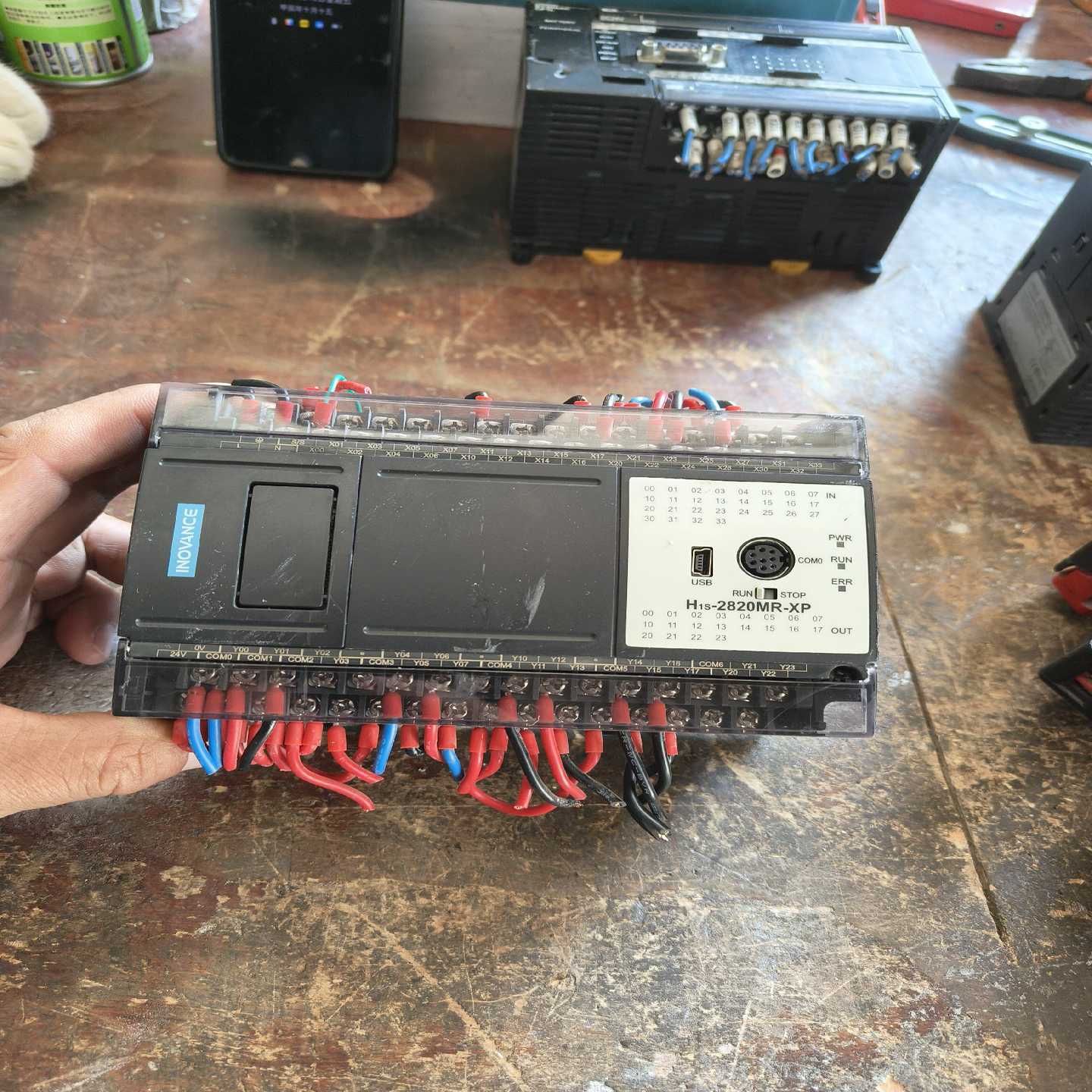 汇川PLC控制器H1S-2820MR-XP二手拆机,成色如--议价商品