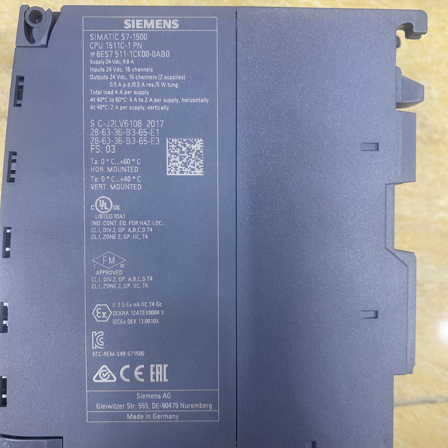 询价S7-1500 -6ES7-511-1CK00-0AB议价