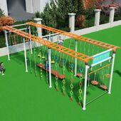 幼儿园户外百变云梯儿童爬绳攀爬梯绳梯吊环秋干架游乐场体育器械