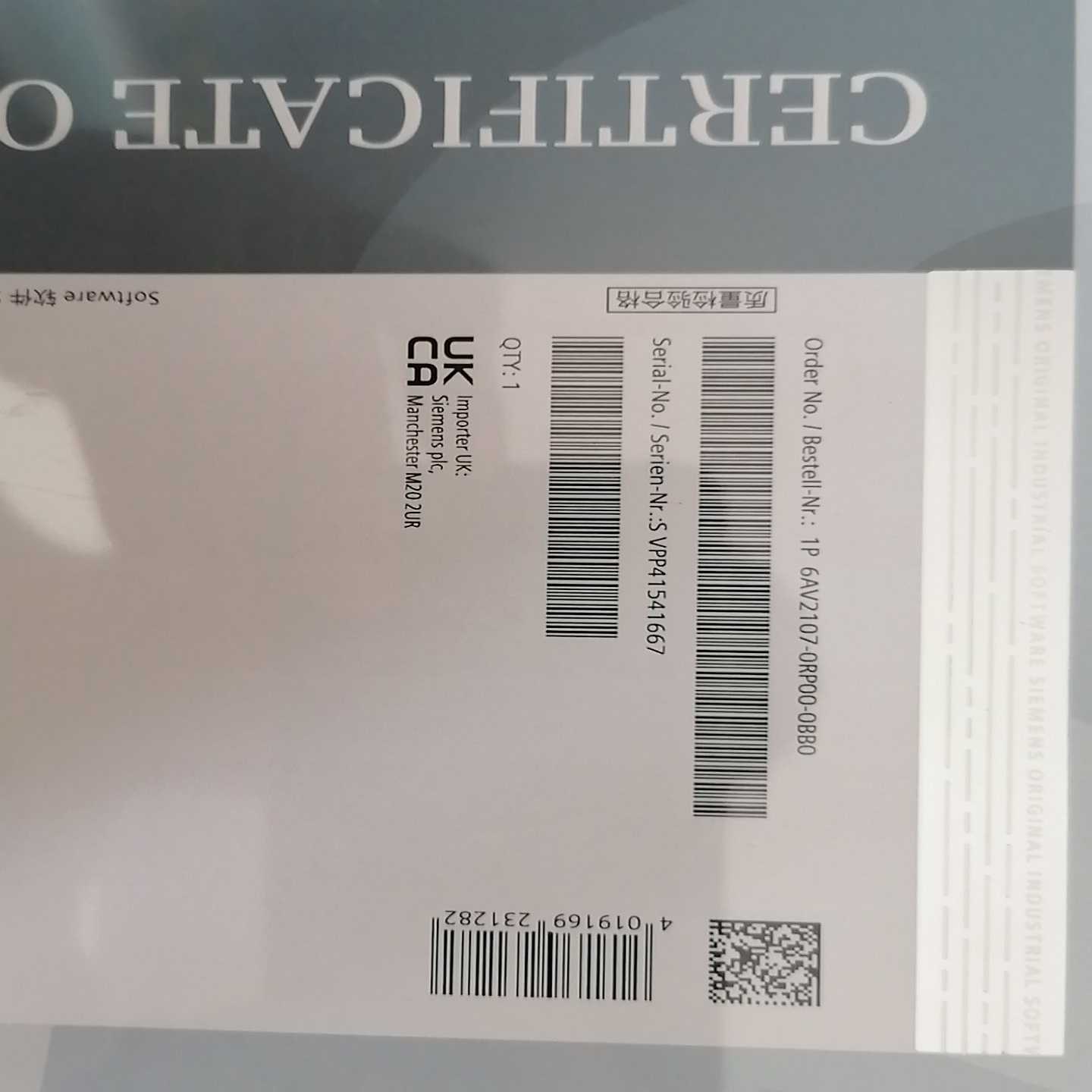 【议价】6AV2107-0RP00-0BB0未开封，适用