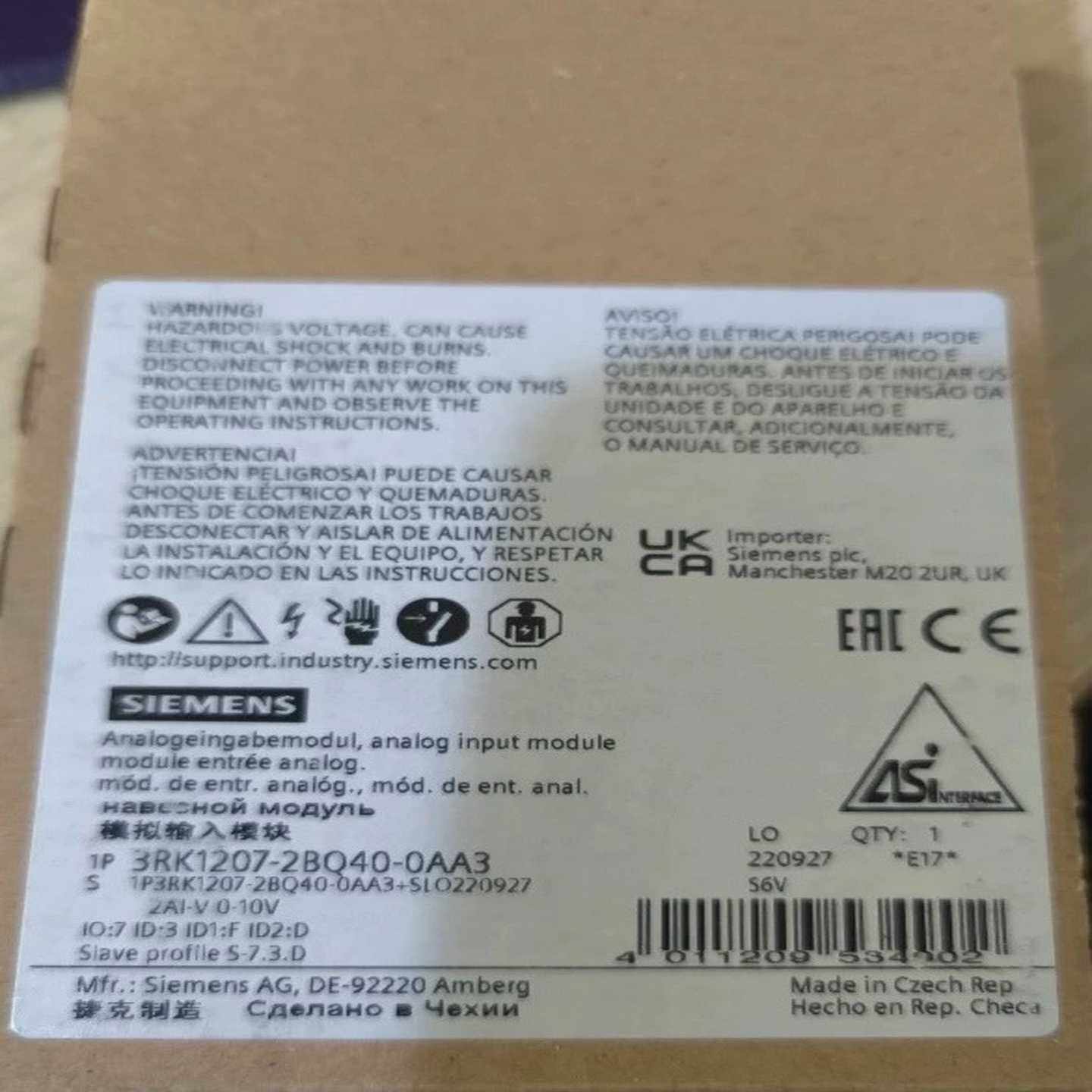 3RK1207-2BQ40-0AA3模块现询价