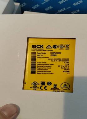 sick西克sickFX3-CPU230002原装进口西克--议价商品