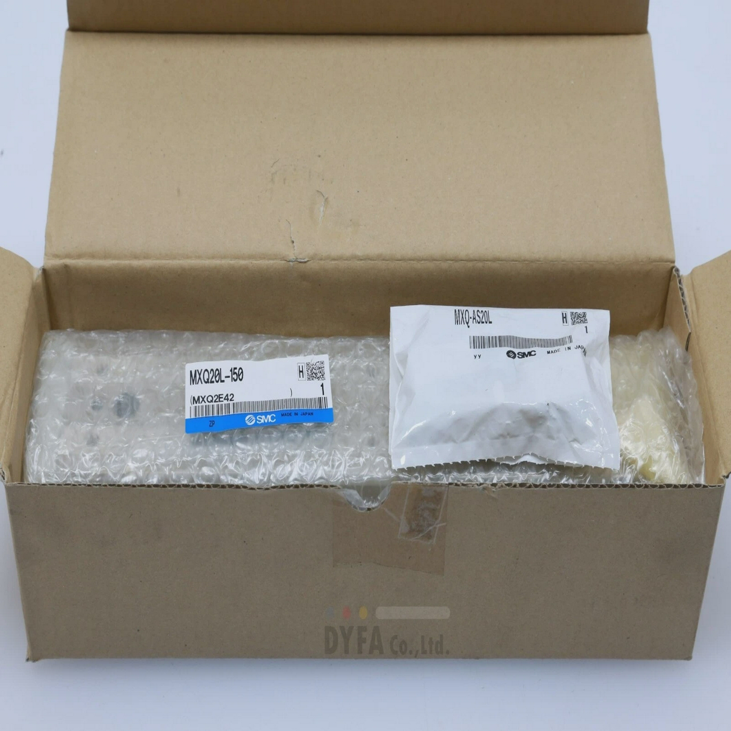 SMC带盒MXQ20L-150AS150毫米冲程台气缸CYL-TAB-I-9908B3