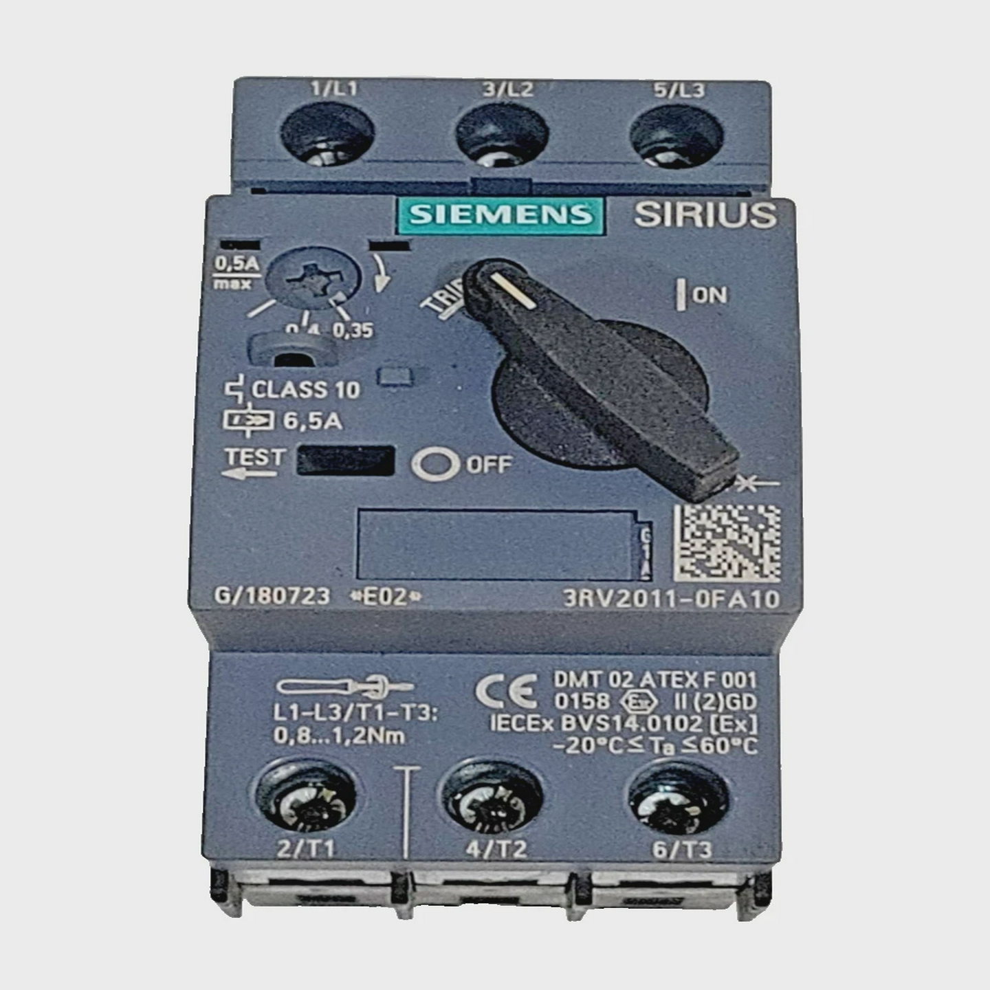 *无盒*西门子3RV2011-0FA10CB电机起动器保护装置0.35-0.5A