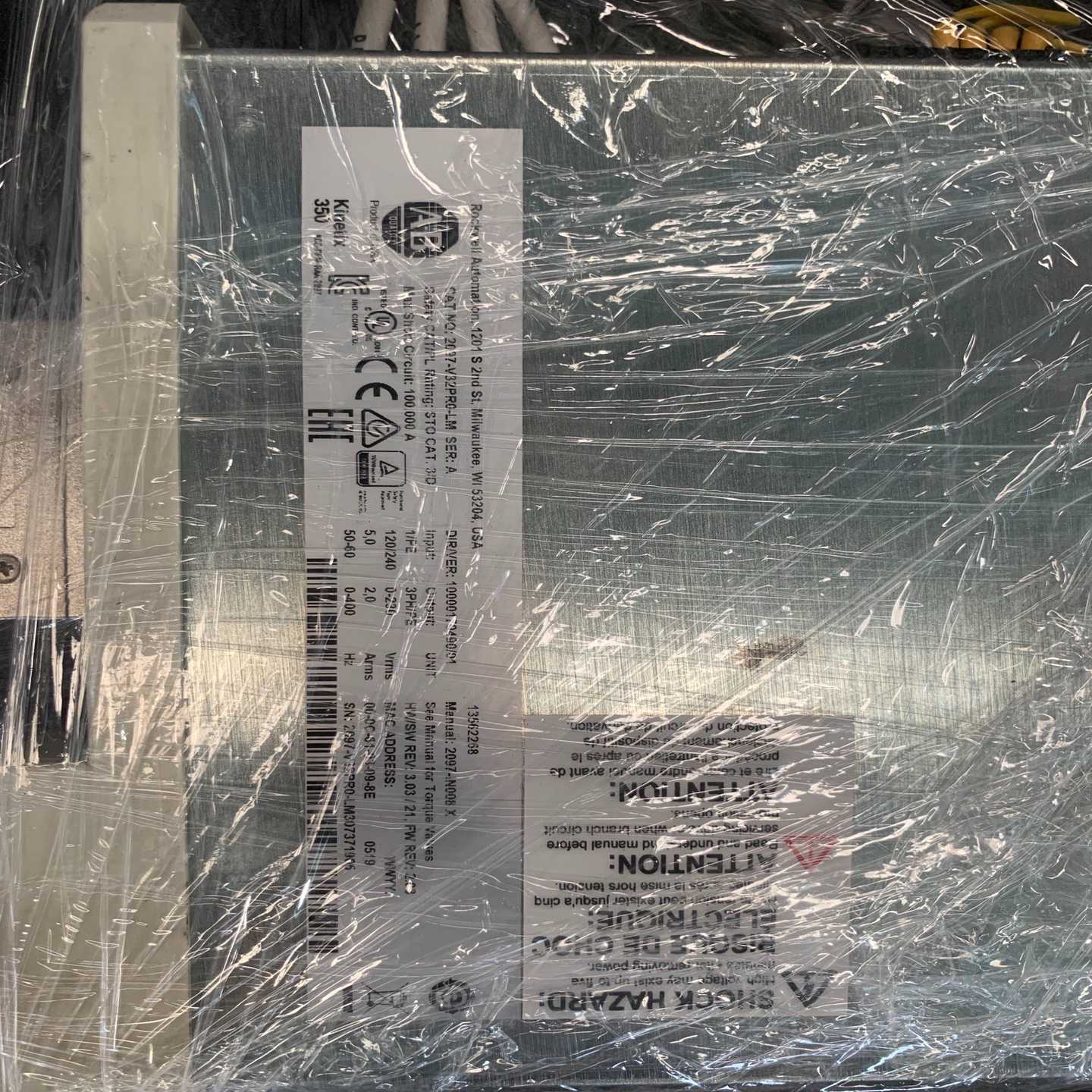 询价AB伺服驱动器2097-V32PR2-LM，Kinetix