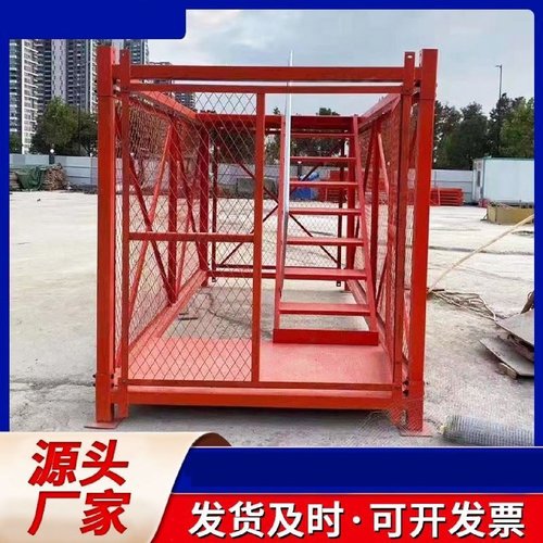 盖梁平台施工桥梁人行防护通道墩柱施工平台厂家安全梯笼爬梯