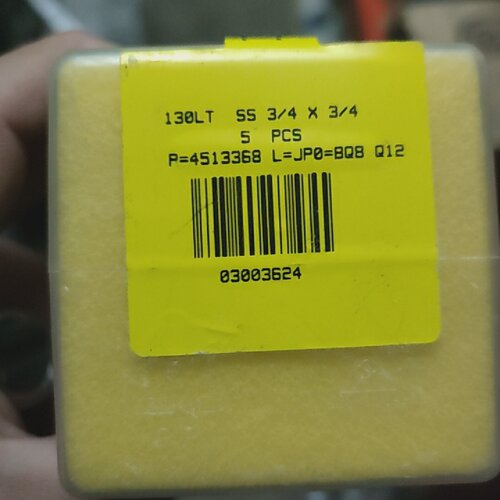【询价】HAM-LET 130LT SS 3/4 软管转 3/4 接适用
