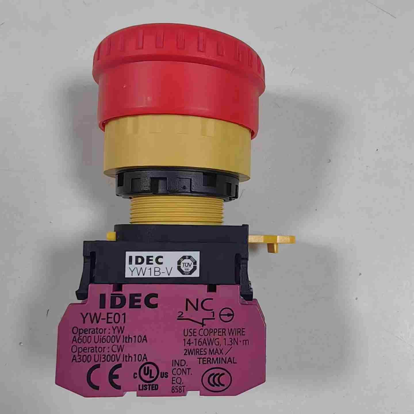 议价-IDEC和泉YW1B-V4E11R急停开关紧急停止原装正品-议价b