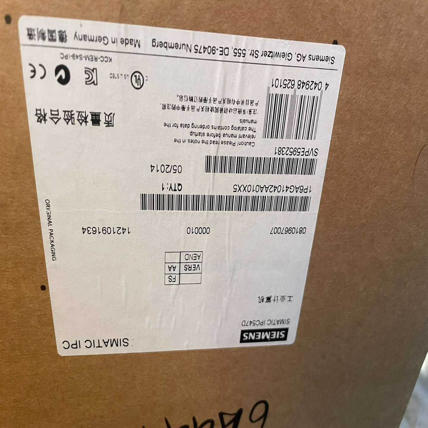 6AG4104-2AA01-0XX5询价