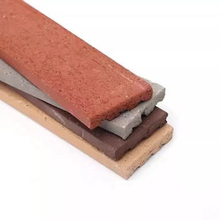 园林施工砖草坪砖陶土砖井字砖劈开砖透水砖彩色砌墙广场砖地面砖