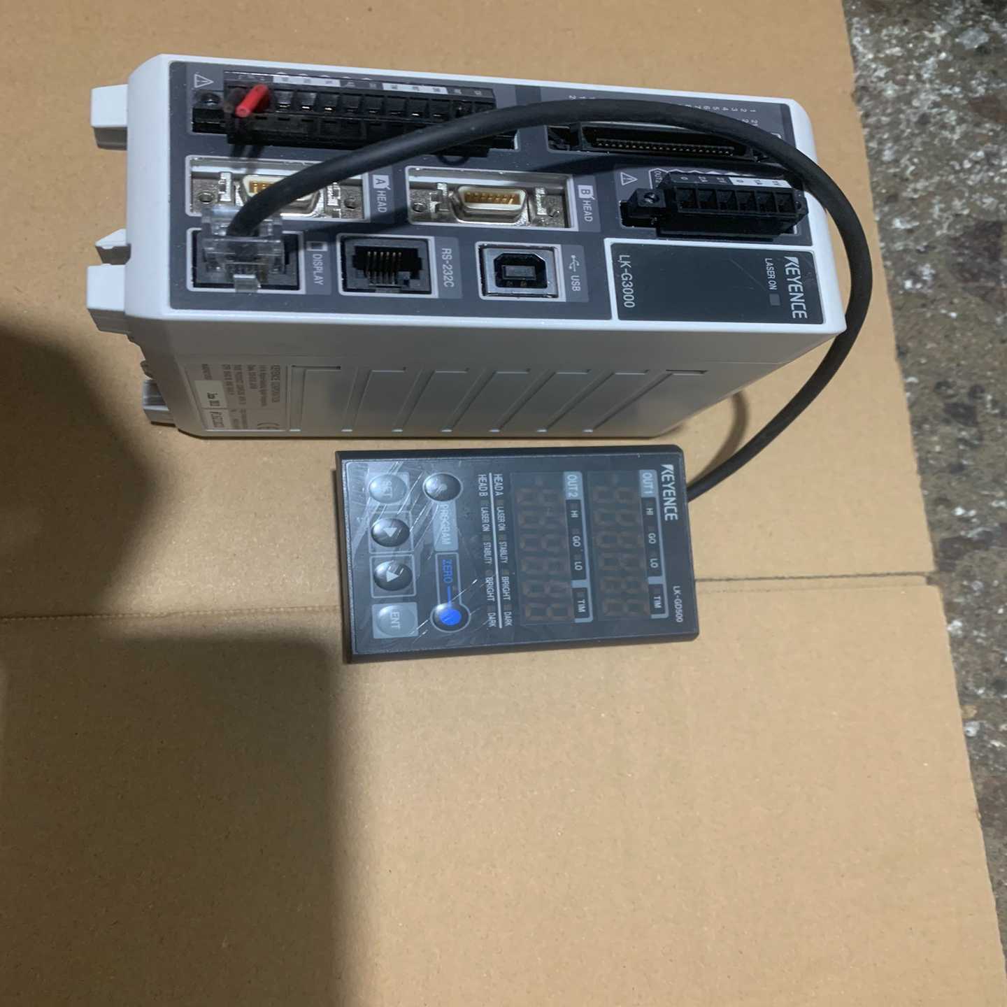 咨询-基恩士、LK－G3000、控制板LK－GD500、成色如图功