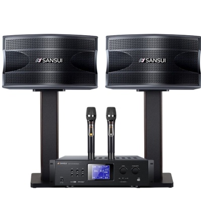 山水KF5家庭影院KTV音响套装全套卡拉OK点歌机触屏一体家用K歌